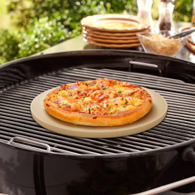 Unicook 12-inch round stone's size ensures even heat and ample baked goods.