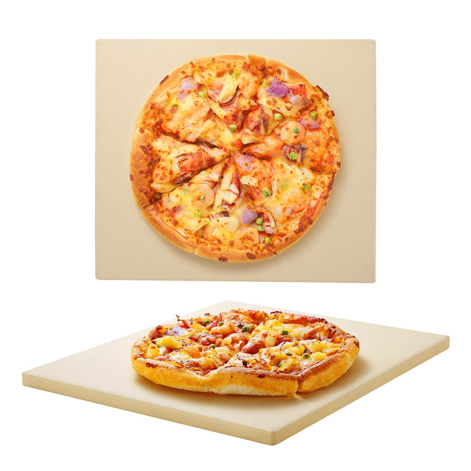 Unicook pizza stone 13x13 in an oven-ready setup for crispy crusts.