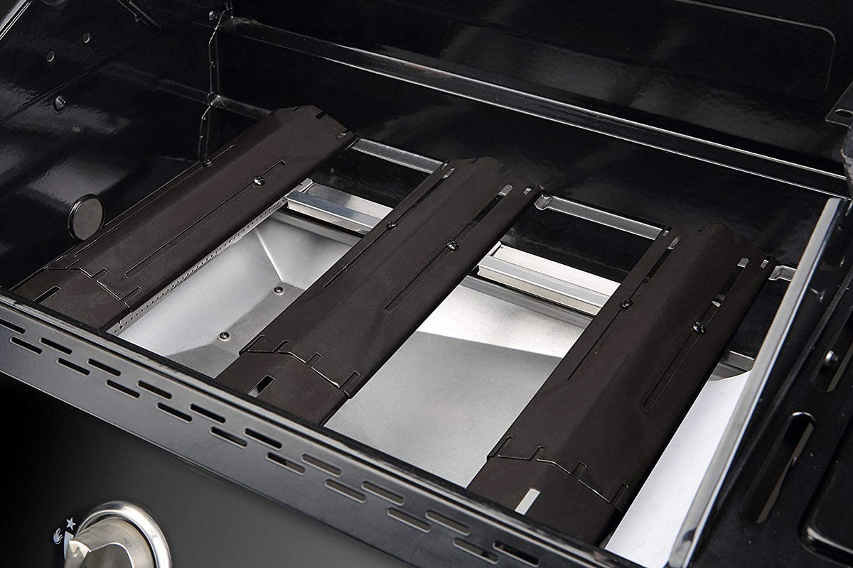 Unicook porcelain-steel assembly width 3.75 inches fits standard burners.