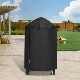 Unicook round smoker cover fits Char-Griller, Akorn Kamado, Pit Barrel Cooker.