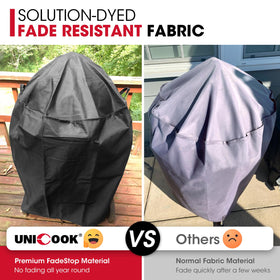 Unicook UV-resistant cover preserves color while protecting from sun and elements.