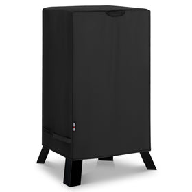 Unicook 40in smoker cover close-up shows durable fabric and precise fit.