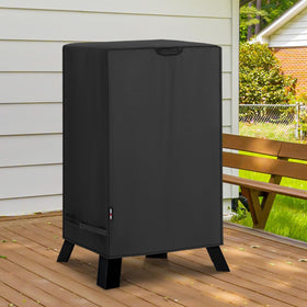 Compact storage loop on the Unicook smoker cover for hanging when not in use.