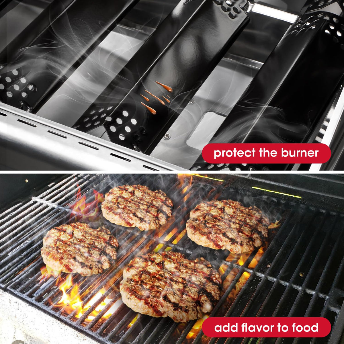 Smooth-clean grill surface for easy maintenance after grilling