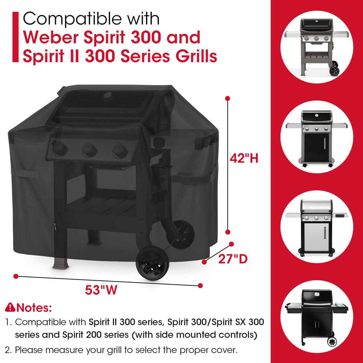 Unicook waterproof outdoor grill cover shields grill from weather