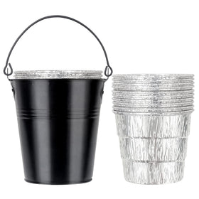 Unidanho grill grease bucket for pellet grills keeps drippings contained for easy cleanup.