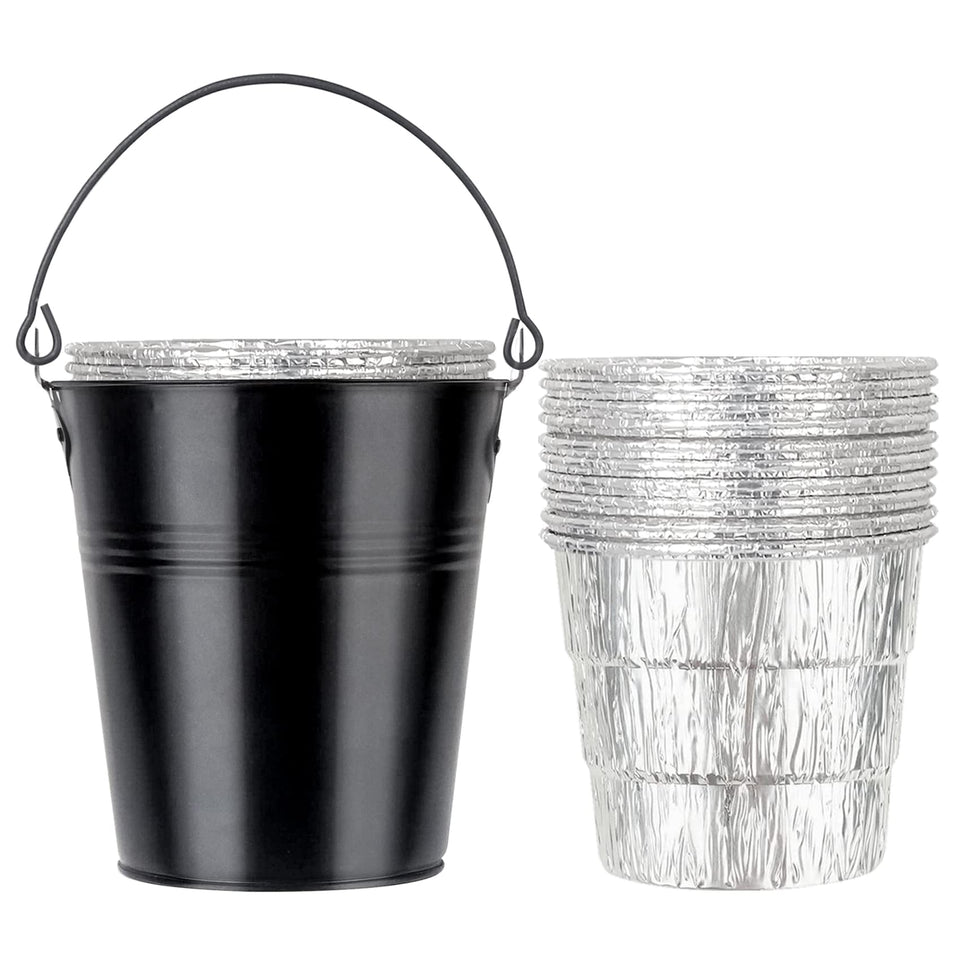 Unidanho grill grease bucket for pellet grills keeps drippings contained for easy cleanup.