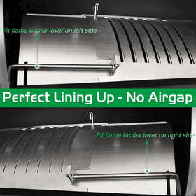 Enhanced heat coverage for Pit Boss 820/850 series with Unidanho.