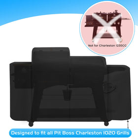 Easily cleaned Unidanho PB1020NX grill cover shown wiped with damp cloth
