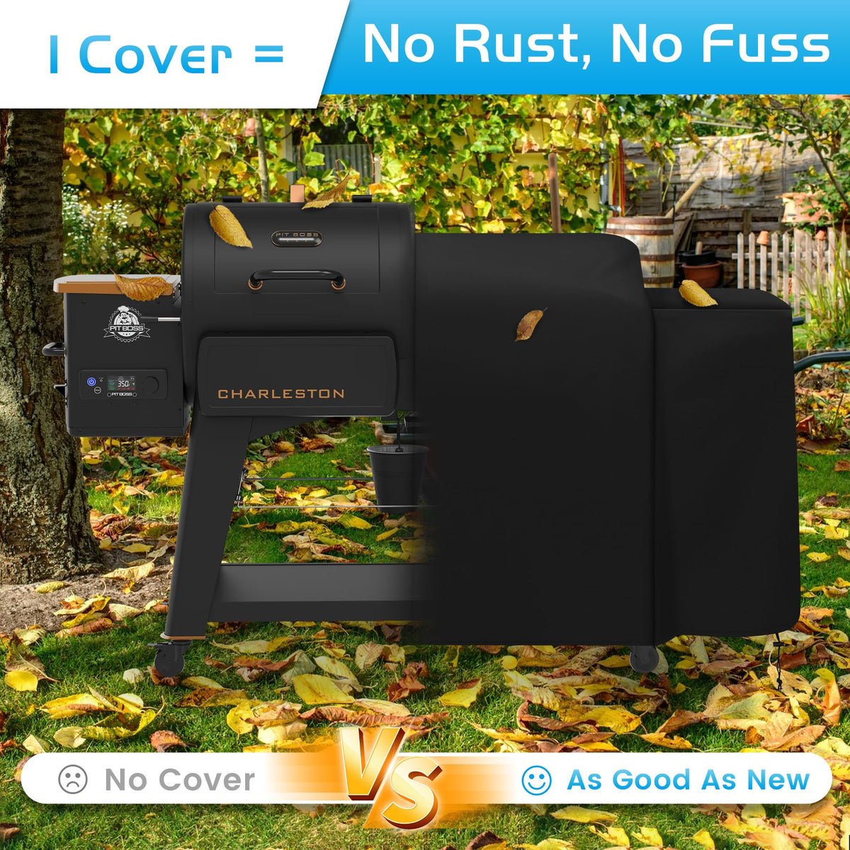 Stitched edges of Unidanho PB1020NX grill cover demonstrate durability
