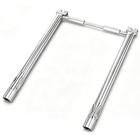 Uniflasy 69785 18-inch burner front view for Weber Spirit grills supports even heat delivery