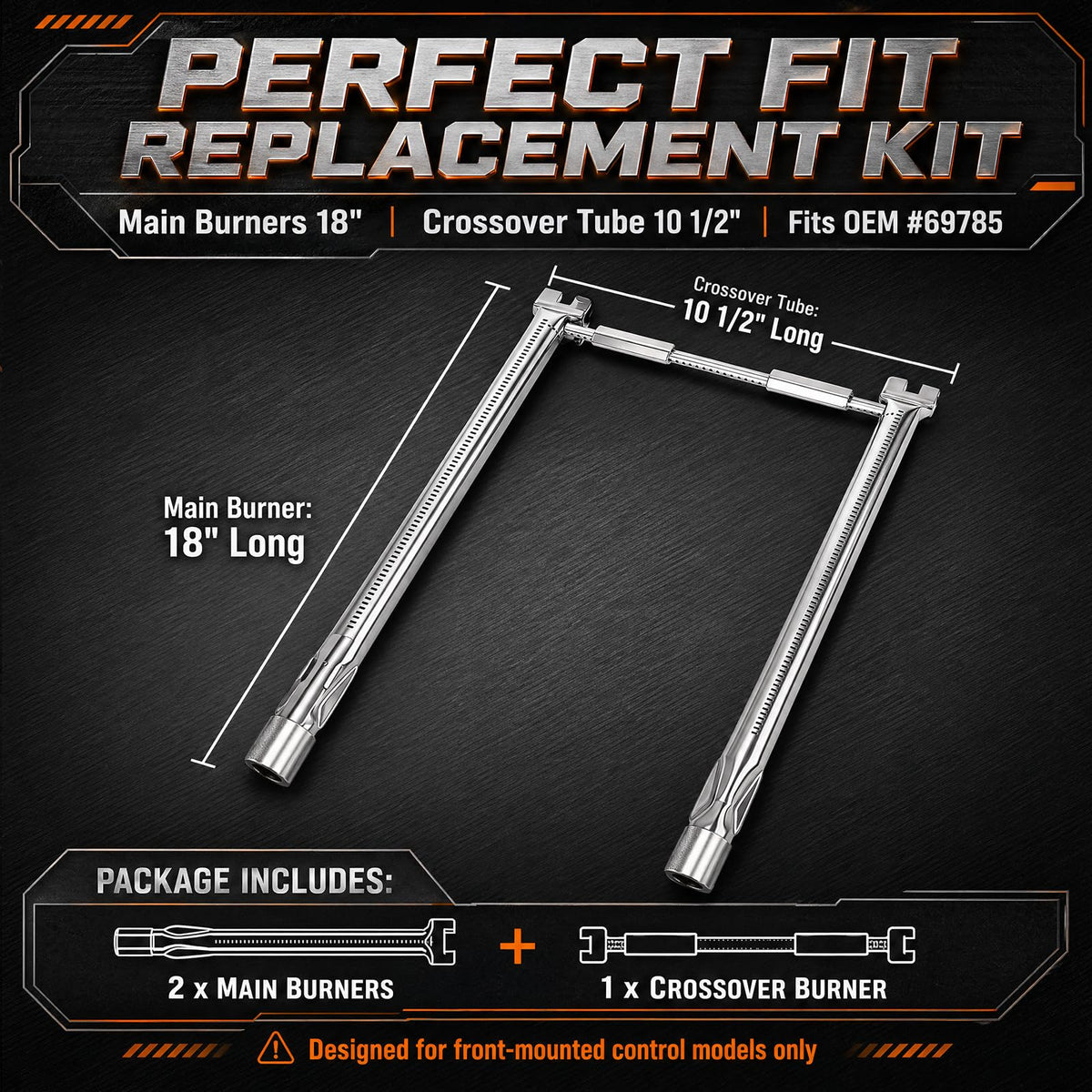 Uniflasy 69785 304 stainless steel construction boosts rust resistance and durability