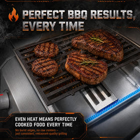 Uniflasy 69785 compatible with Weber models enabling quick swap and cooking restoration