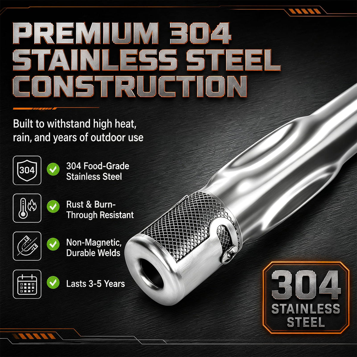 Uniflasy 69785 packaged with burners and clear installation instructions