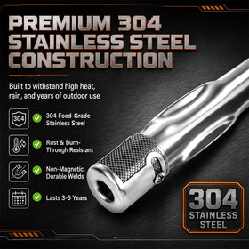 Uniflasy 69785 packaged with burners and clear installation instructions