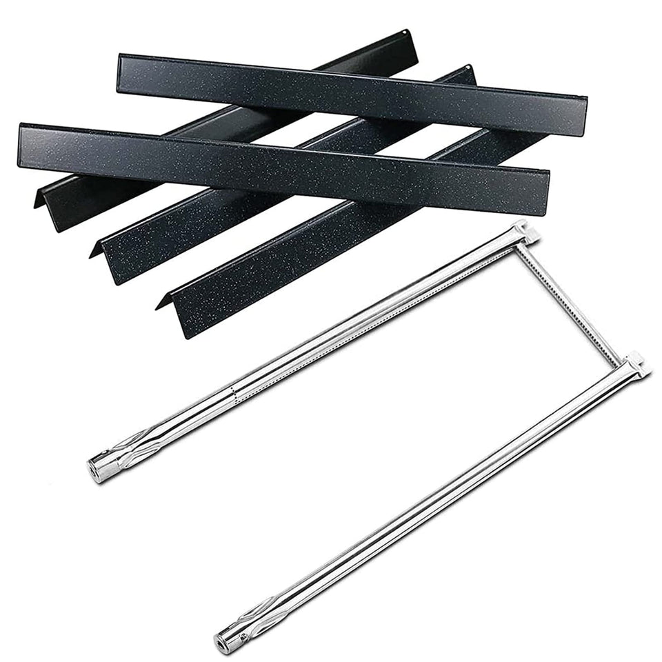 Uniflasy 7507 burner tubes in stainless steel for a durable grill replacement.