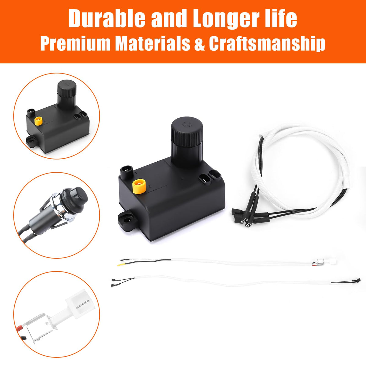 Uniflasy 7642 igniter button for Weber Spirit E310 upgrade