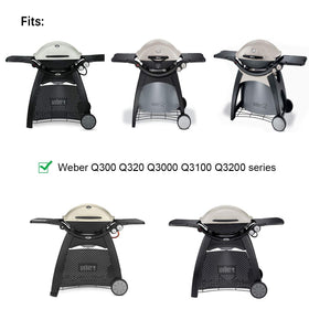 Uniflasy 7646 cast iron grates for Weber Q320 ensure reliable heat retention and juicy results
