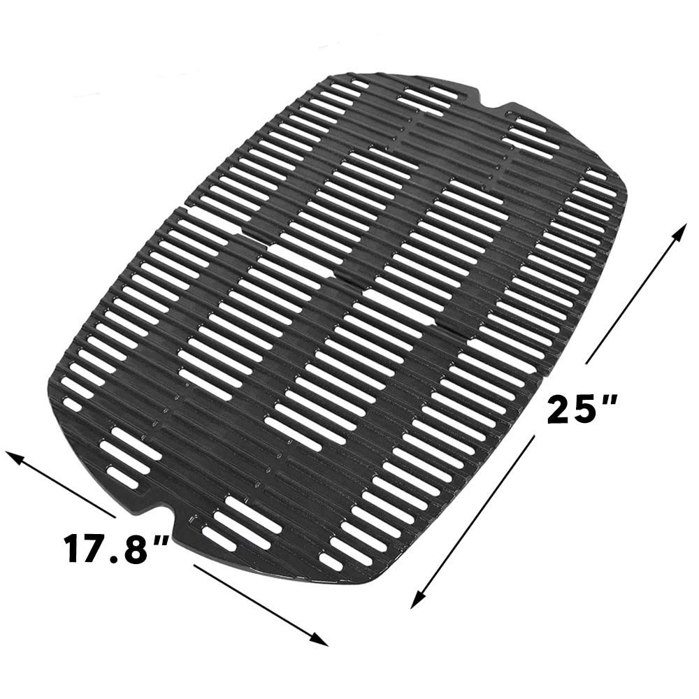 Uniflasy 7646 cast iron grates for Weber Q3200 support even heating across the surface