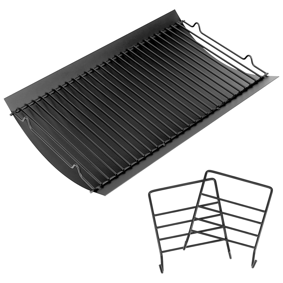 Uniflasy 20-inch ash pan fits Char-Griller grills for easier cleaning during weekend barbecues.