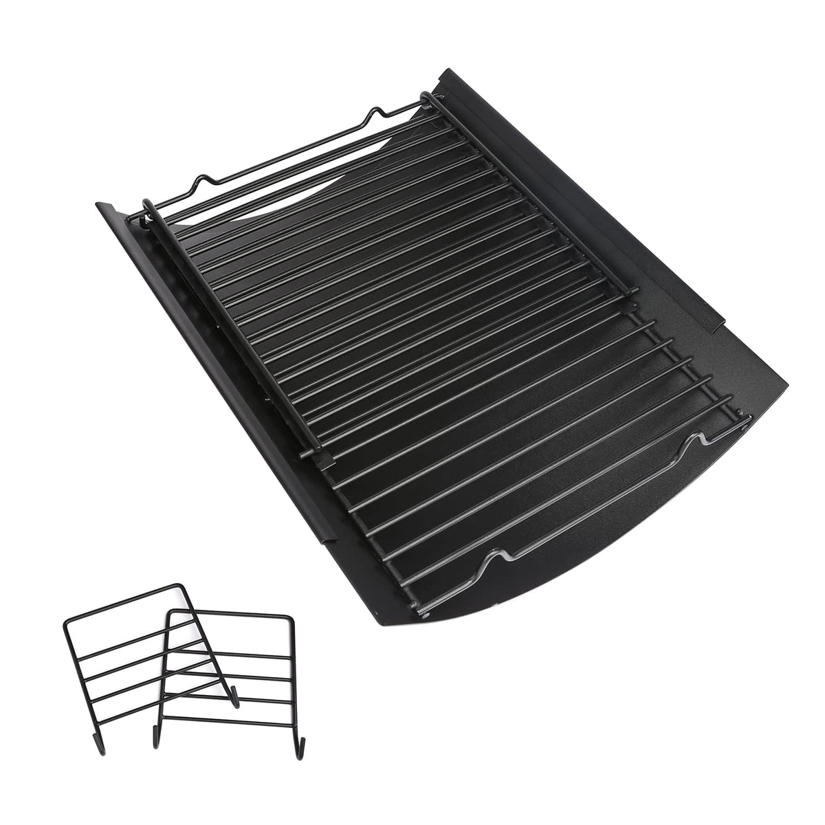 Uniflasy ash pan for Chargriller adjustable length for precise fit
