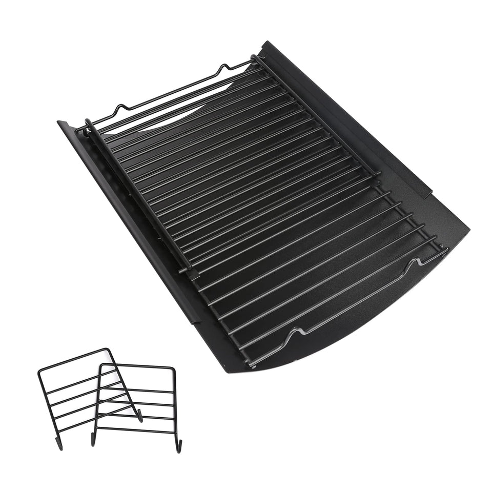 Uniflasy ash pan for Chargriller adjustable length for precise fit