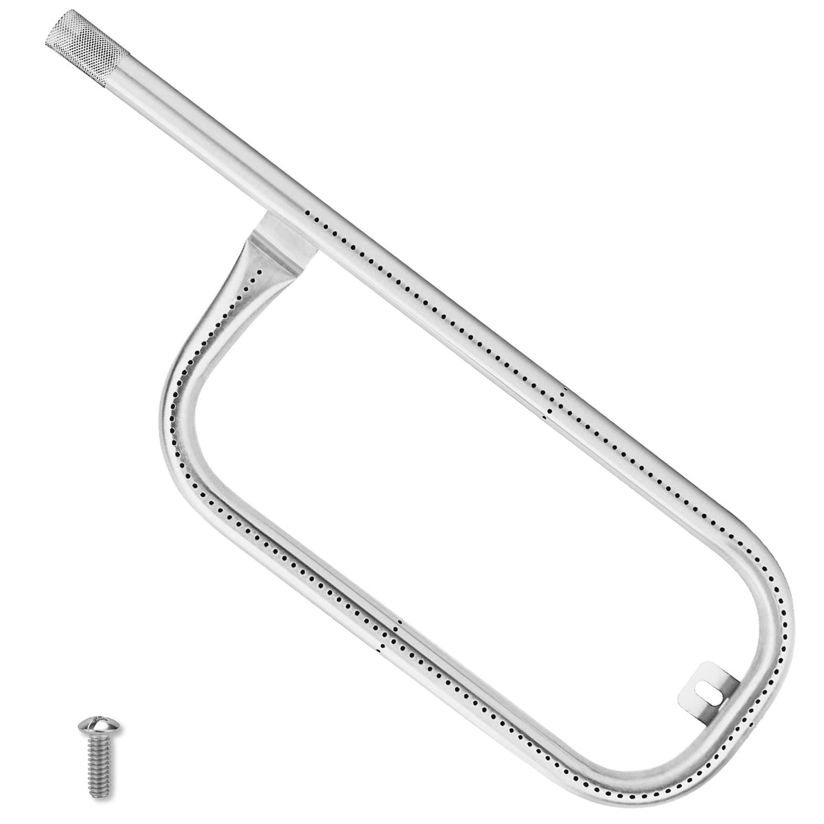 Uniflasy burner tube 17-inch for Weber Q, durable stainless steel, even heat distribution