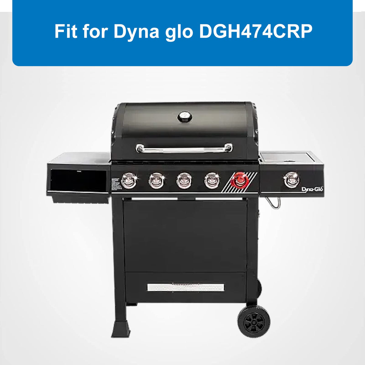 Uniflasy cast iron grate for Dyna-Glo DGH483CRP delivers steady heat for consistent grilling.
