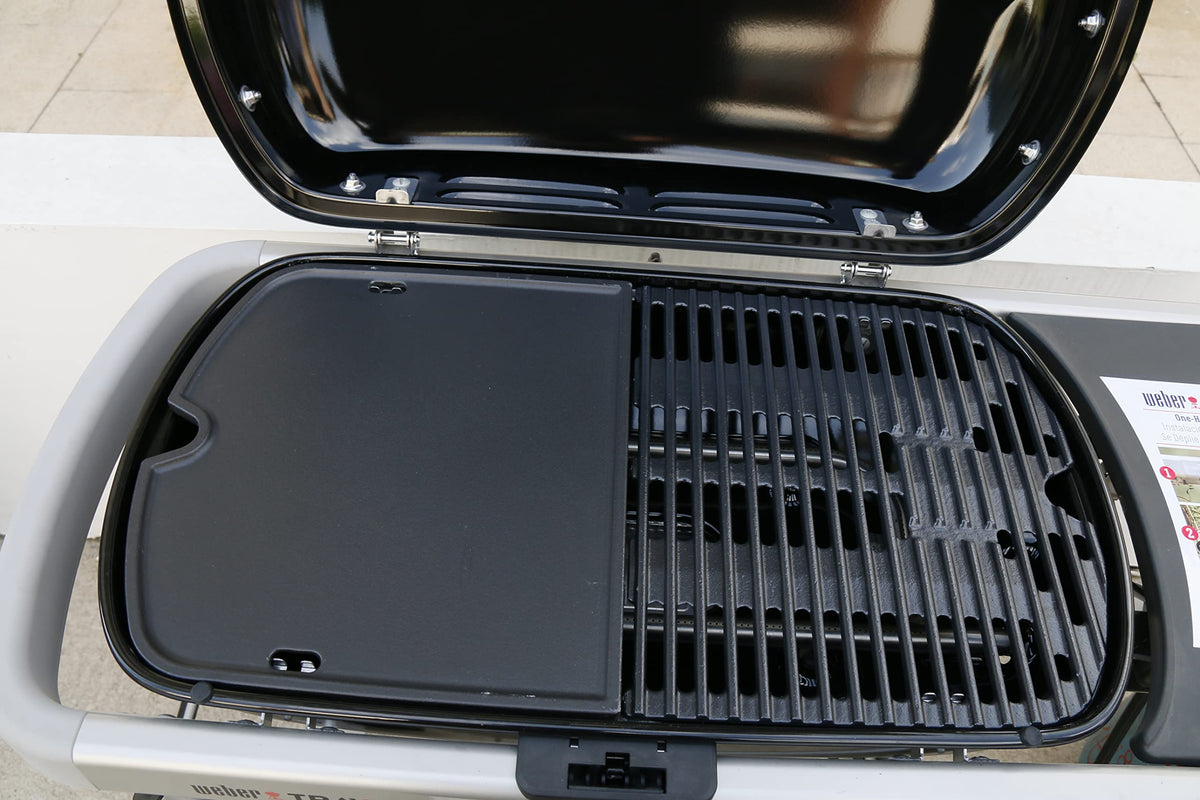 Uniflasy griddle installation is quick, upgrading Weber Traveler without full replacement