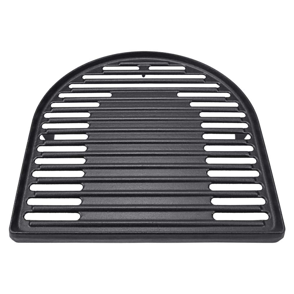 Uniflasy cast iron grill grates two-pack ready for camping and tailgating