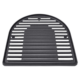 Uniflasy cast iron grill grates two-pack ready for camping and tailgating