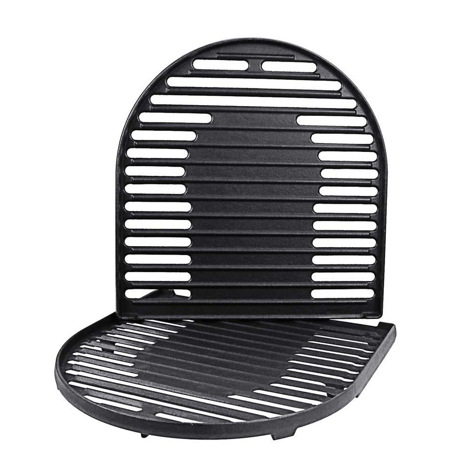 Uniflasy cast iron grill grates side view, durable outdoor cooking