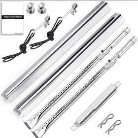 Uniflasy Charbroil 2-burner heat plate for even heat distribution