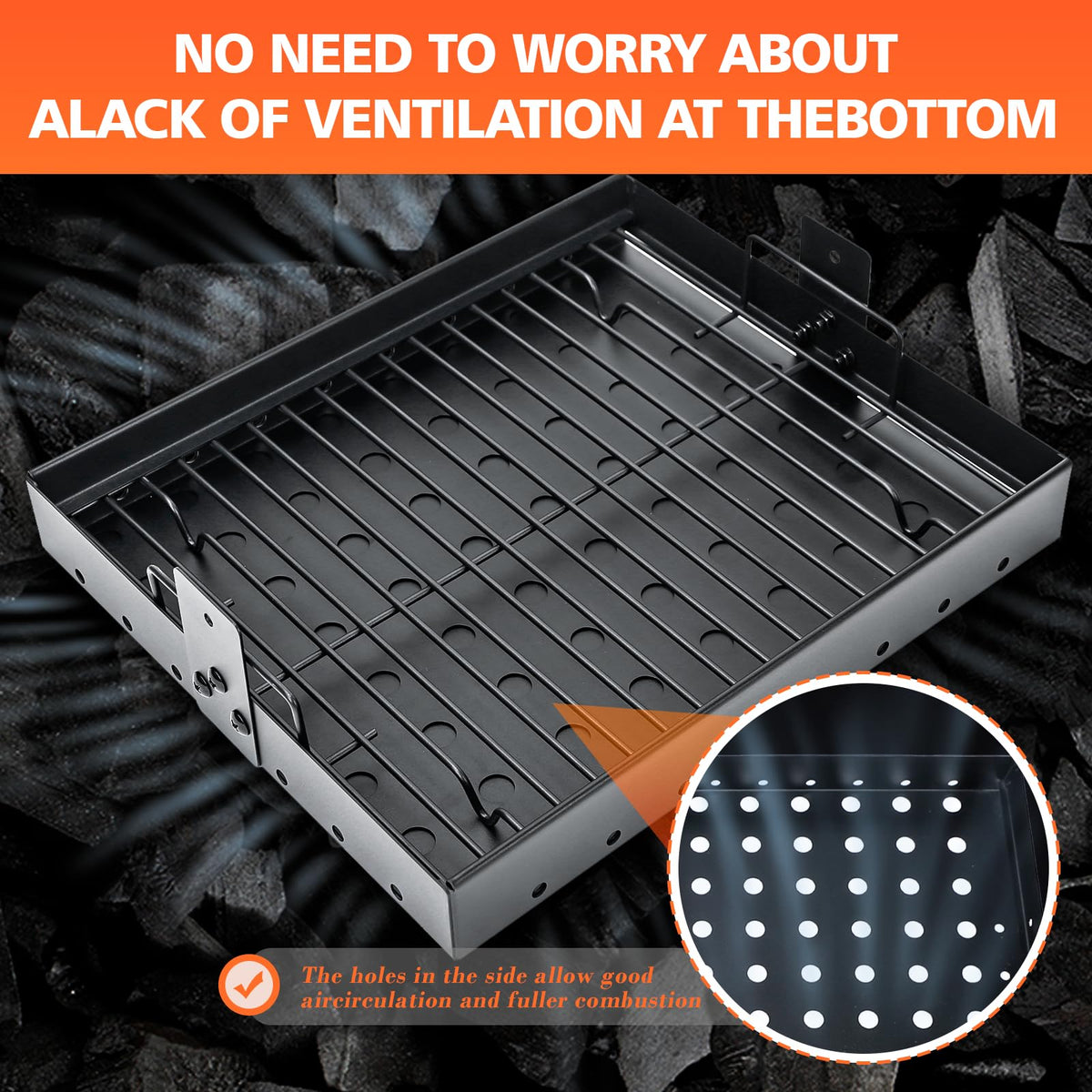 Uniflasy telescoping action lets you dial in the perfect grill fit