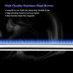Durable stainless steel construction withstands high heat on Weber grills