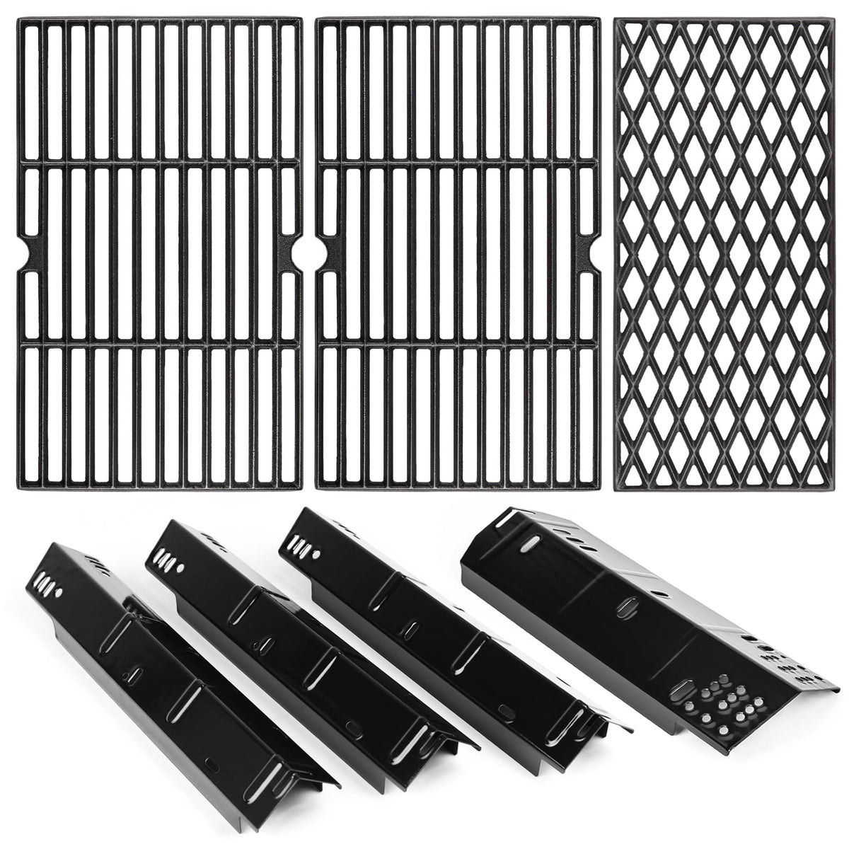 Uniflasy porcelain steel heat plate for Dyna-Glo delivers even heat and durable performance.