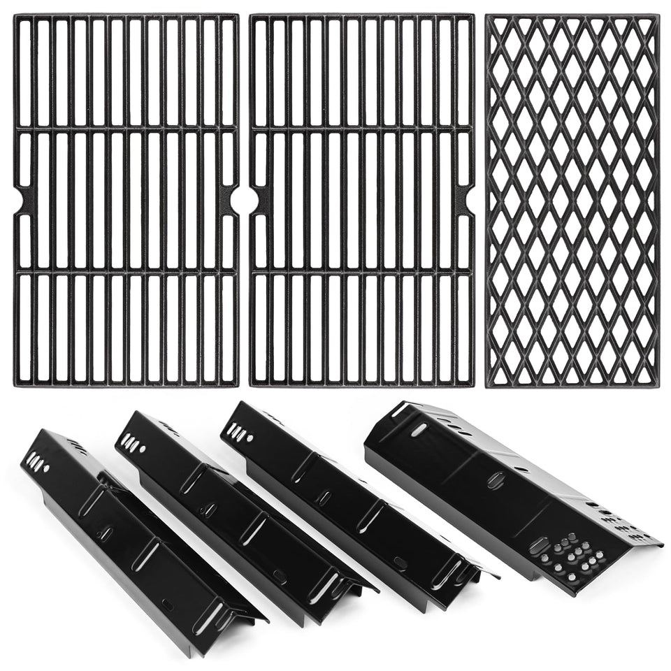 Uniflasy porcelain steel heat plate for Dyna-Glo delivers even heat and durable performance.