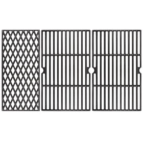 Uniflasy Dynaglo diamond cast iron grate fits four- and five-burner grills for even heating.