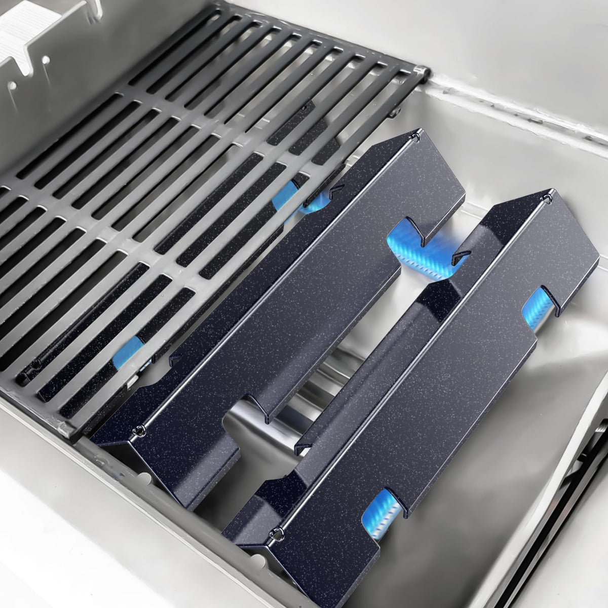 Uniflasy flavorizer bars are easy to clean after grilling with a simple wipe down.