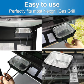 Uniflasy 15-pack foil liner for fast cleanup and mess-free grilling