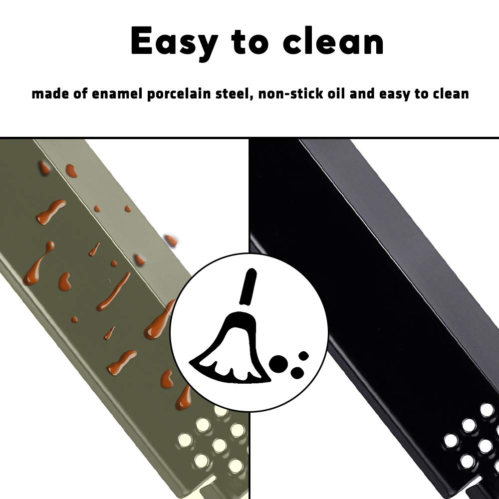 Uniflasy Nexgrill 720-0882S heat plate; helps reduce flare-ups and corrosion.