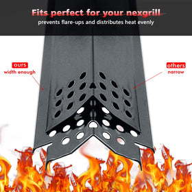 Uniflasy Nexgrill 720-0888N heat plate; protects burners from drippings.