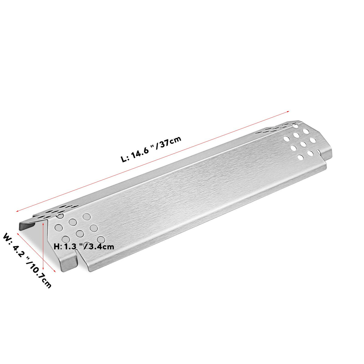 Uniflasy heat plates for Nexgrill 720-0888 ensure stable cooking temperatures and longer burner life.