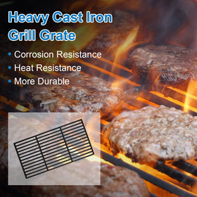 Uniflasy heat-retention grates help steady temperatures during long cooks.