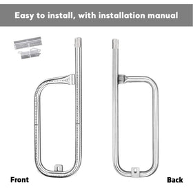 Installation guide included for easy Weber Q burner replacement