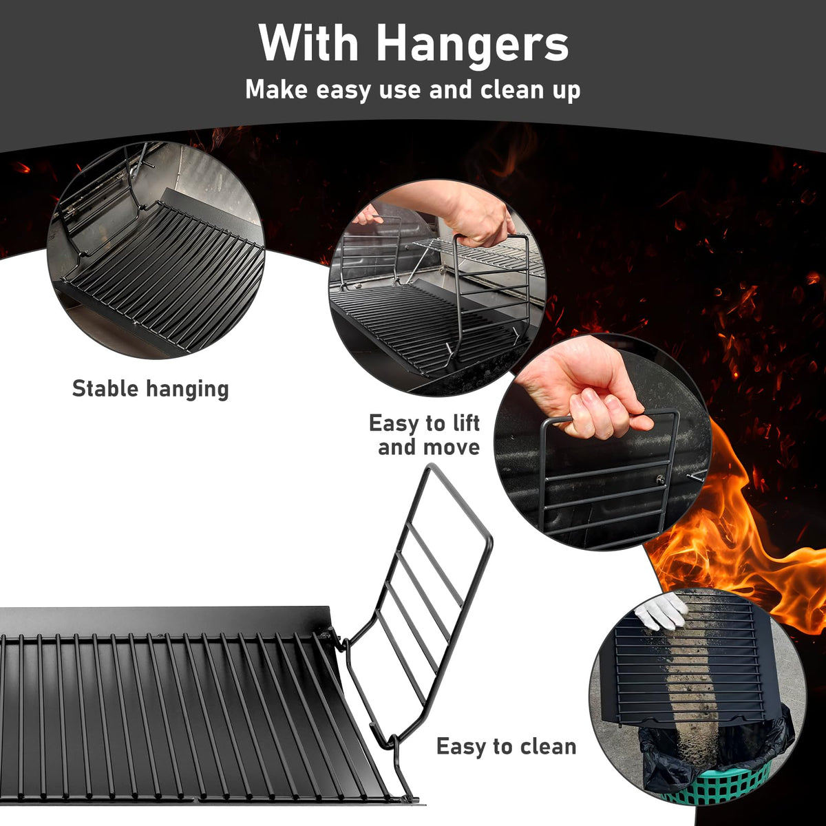 Uniflasy inner grille dimensions help verify proper grate alignment.