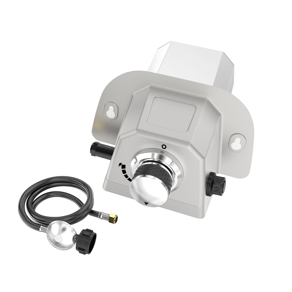 Uniflasy Karu 12 gas burner attachment ready for propane heat.