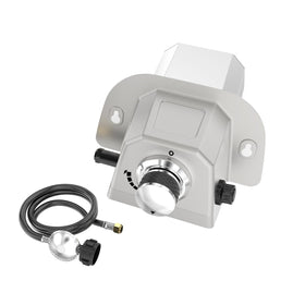 Uniflasy Karu 12 gas burner attachment ready for propane heat.