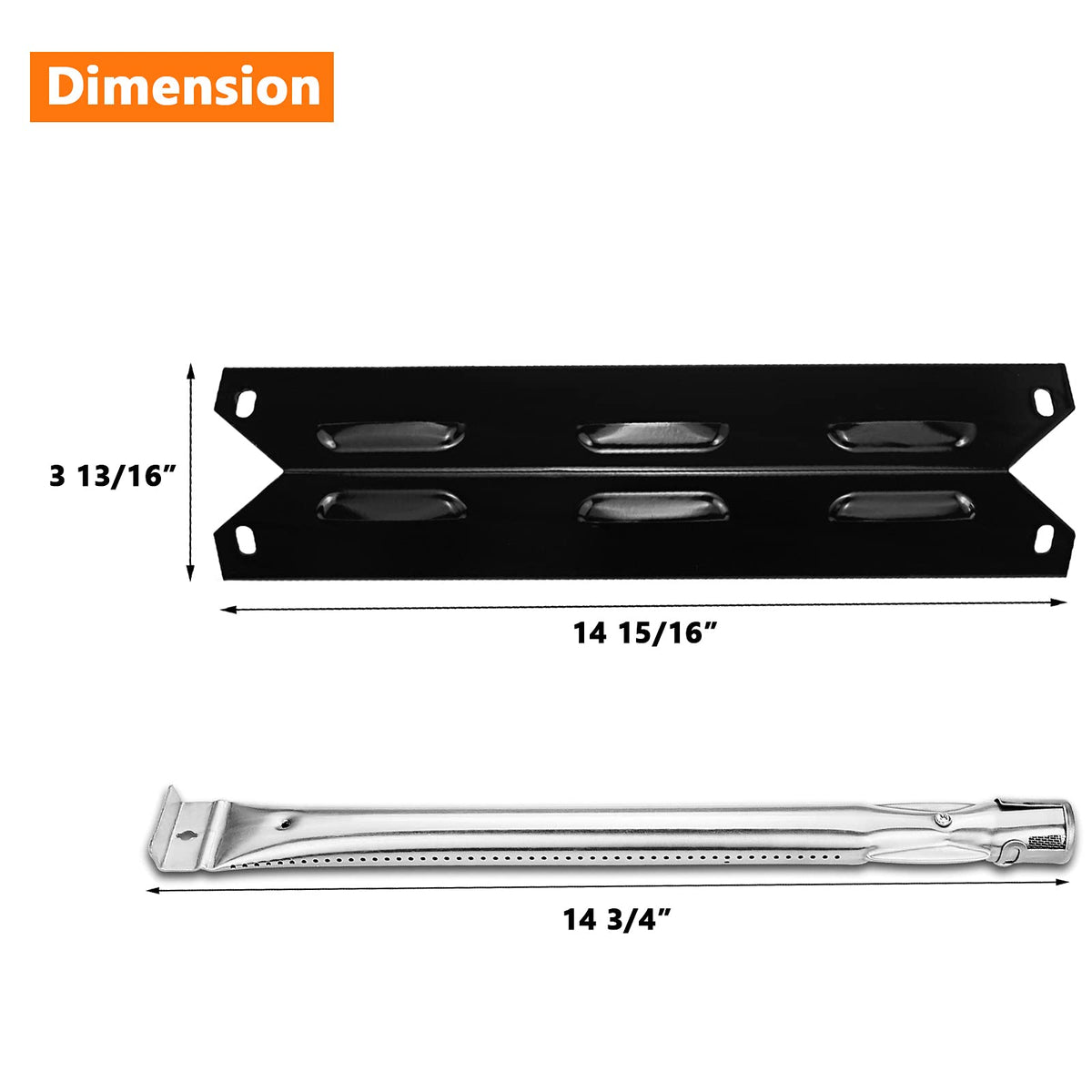 Uniflasy Kenmore heat plates in porcelain steel resist corrosion and heat stress