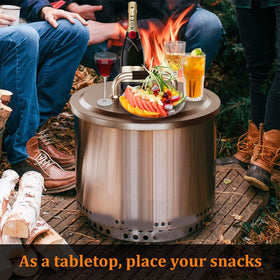 Uniflasy lid diameter 19.7 inches fits compatible Solo Stove variants